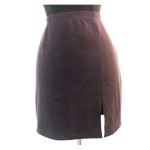 Beautiful deep purple pencil skirt